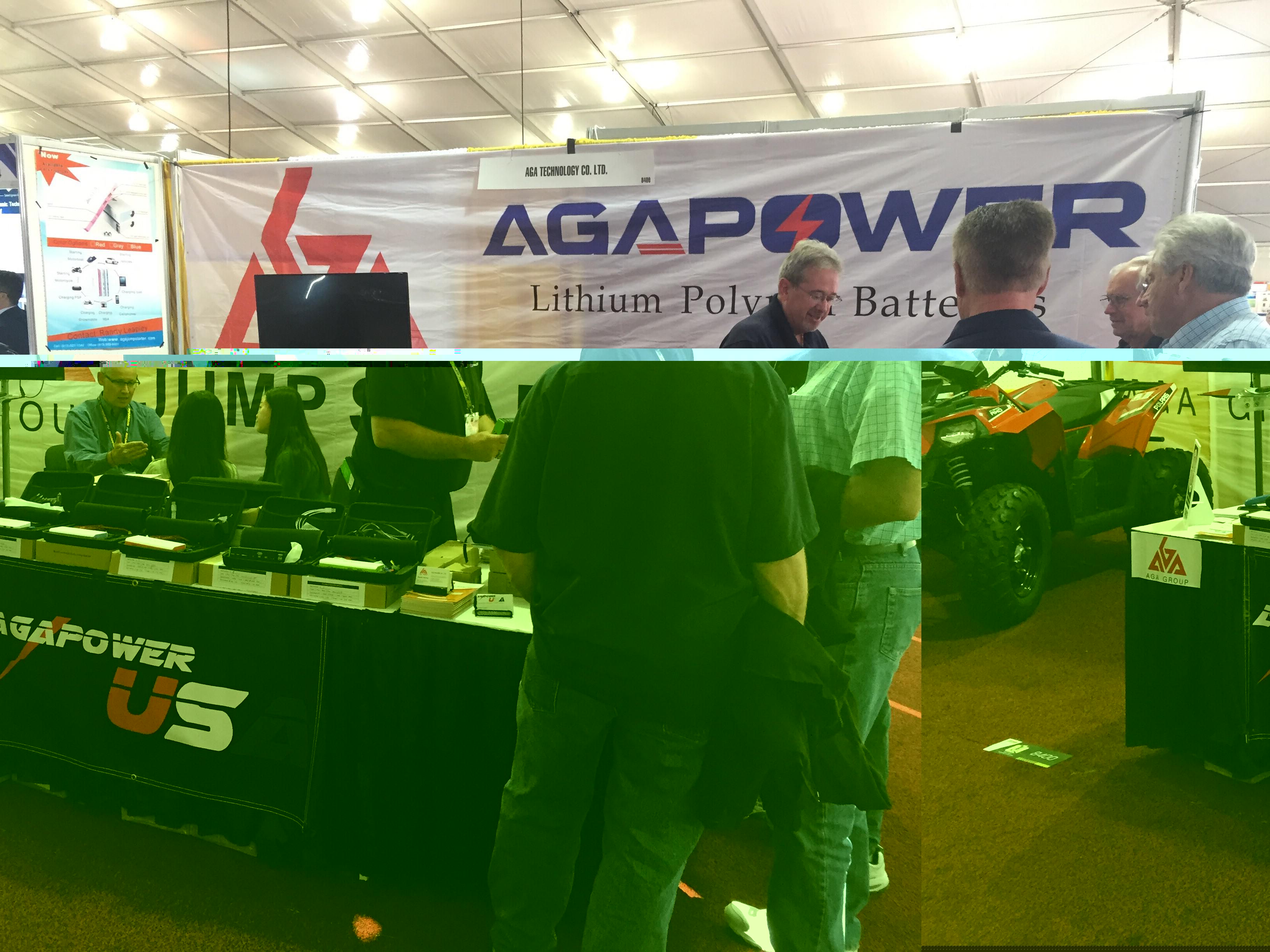 昂佳汽車(chē)啟動(dòng)電源（AGA Power）展會(huì)現(xiàn)場(chǎng)圖